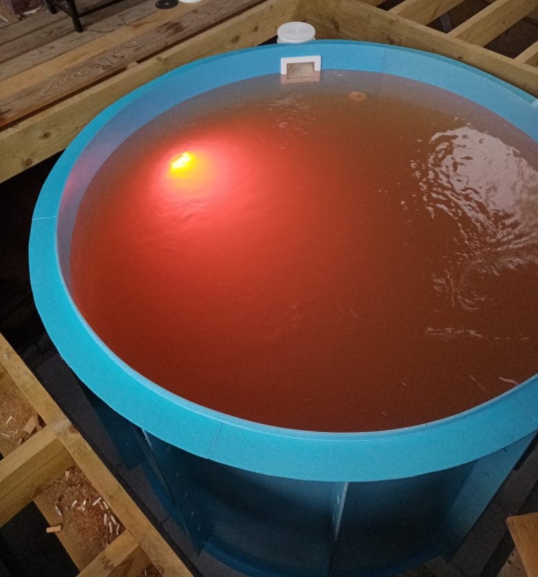 Купель из полипропилена круглая